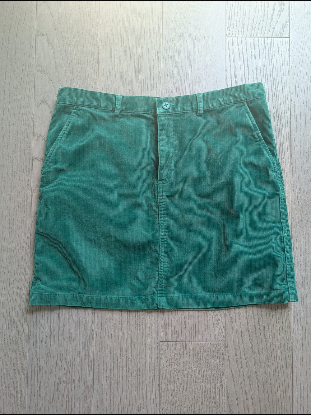 Vintage Ralph Lauren Kelly Green Corduroy Mini Skirt